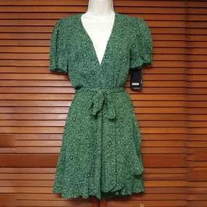 Reformation Wrap Dress Mini Flutter Sz Small